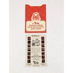 Vintage Tru Vue Tru-Vue Film Card Howdy‎ Doody The Secret Treasure 3-D T-5 Rare